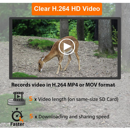 GardePro A3S Trail Camera 2 Pack, 64MP 1296p, Next-Gen Image Technology, Game Camera with Clear 100ft No Glow Night Vision, Fast 0.1s Trigger Speed Motion Activated Waterproof, H.264 MP4 Video