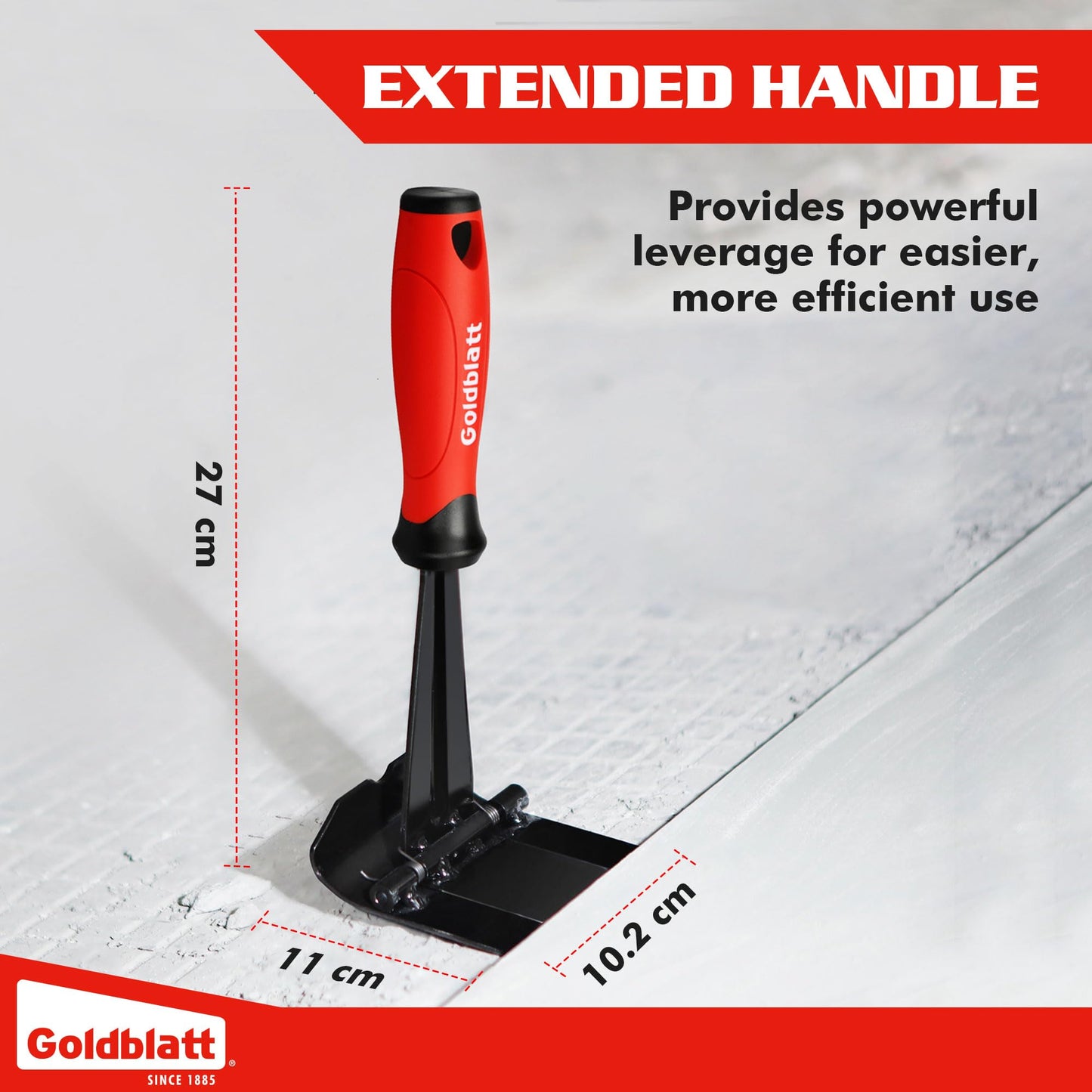 Goldblatt Trim Puller, Tile Removal Multi-Tool for Commercial Work & Home Improvement, Baseboard, Molding, Siding and Floor Removal, Remodeling