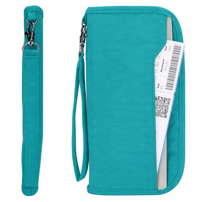 Zoppen Women's Wallet, Turquoise Green, Includes RFID Blocking, Lightweight, 20 Inch