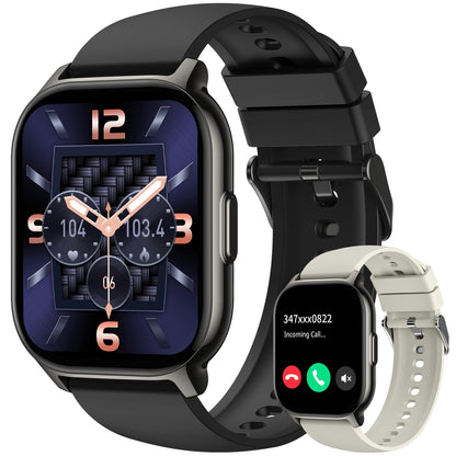 Smart Watch for Men Women Fitness: Make/Answer Call Smart Watches for Men Digital Mens watches Running Waterproof Smartwatch Android Phones iPhone Samsung Compatible Heart Rate Monitor Step Tracker