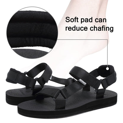 CIOR Women's Sport Sandals Hiking Sandals with Arch Support Yoga Mat Insole Outdoor Light Weight Water Shoes-U119SLX023-balck-39A