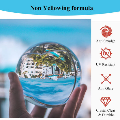 Epoxy Resin, 32OZ Epoxy Resin Crystal Clear, Not-Yellowing No-Bubble, Self Leveling Easy-Pour Easy Mix 1:1 Casting Kit & Coating for DIY Jewelry Making, Art Resina Clear Crafts, Molds, River Tables