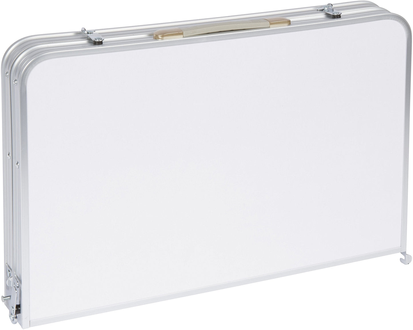 Trademark Innovations Lightweight Adjustable Portable Folding Aluminum Camp Table with Carry Handle