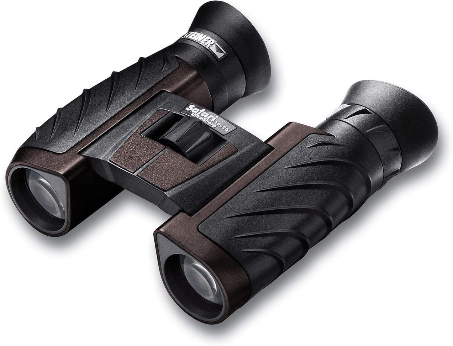 Steiner Safari UltraSharp 10 x 26 Binoculars, Compact, Large Magnification, Robust, Waterproof, Ideal for Travel, Hiking, Concerts, Sports and Nature Observation