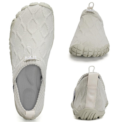 WateLves Barefoot Water Shoes Women Men Minimalist Comfortable Walking Shoes Beach Outdoor Running Sneakers (Apricot,38)