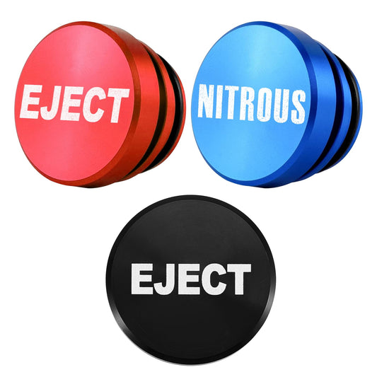 UYYE Cigarette Lighter Plug Billet Aluminum Dustproof Plug, American Flag Button, Car Interior Accessories Fits Most Vehicles and Boats with Standard 12 Volt Power Source, (Red+Black)-E+Blue