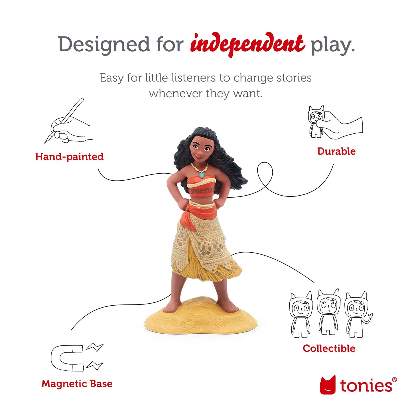Tonies Moana Audio Toy Figurine from Disney