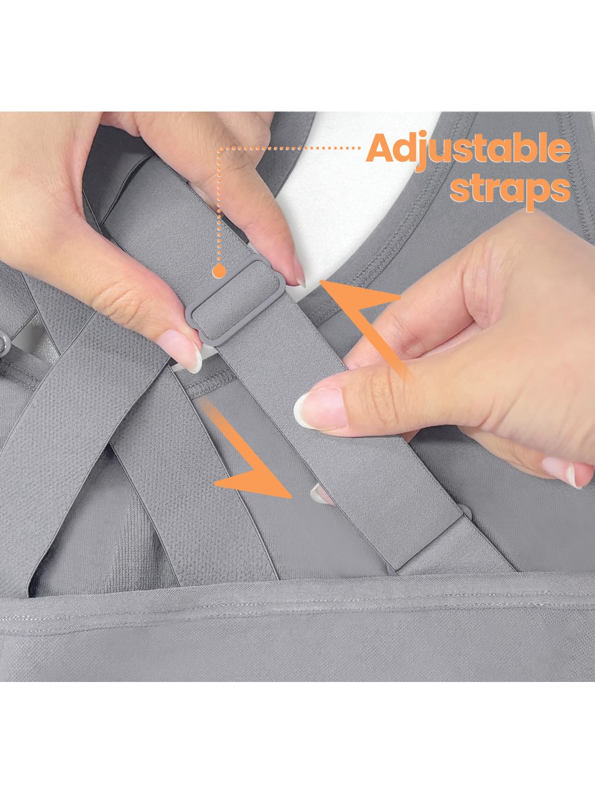 Sports Bras for Women High Support: Padded Workout Strappy Criss Cross Back Running Yoga Gym Seamless Medium Impact Push Up Crazy Girl Plus Size Bra 3 Pack Top Multipack Large Bust Breast White Black