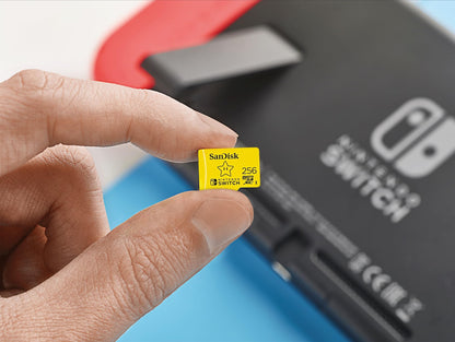 SanDisk 256GB microSD Card, Licensed for Nintendo-Switch - Made for Nintendo-Switch 1, OLED, and Lite - SDSQXAO-256G-GNCZN