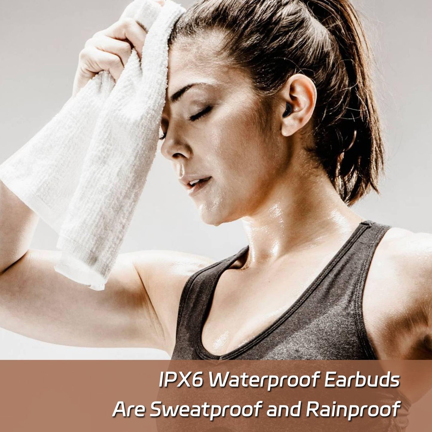 esonstyle Invisible Sleep Headphones, Sleep Earbuds for Side Sleepers, Mini Bluetooth Sleep Headphone Comfortable Noise Blocking, IPX6 Waterproof Bluetooth 5.4 Earbuds for Sleeping, Workout