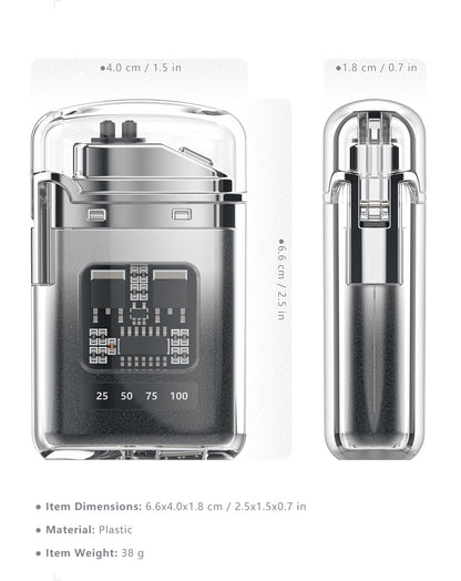 VVAY Electric Lighter USB C Rechargeable, Windproof Flameless Plasma Lighter