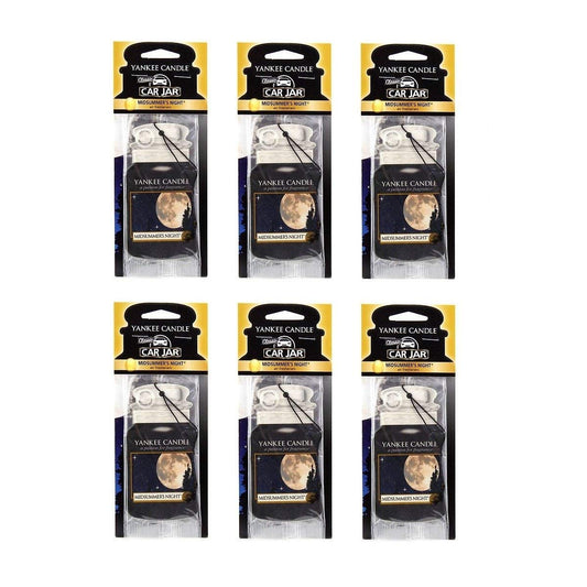Yankee Candle Paper Car Jar, Midsummer's Night (Pack of 6)