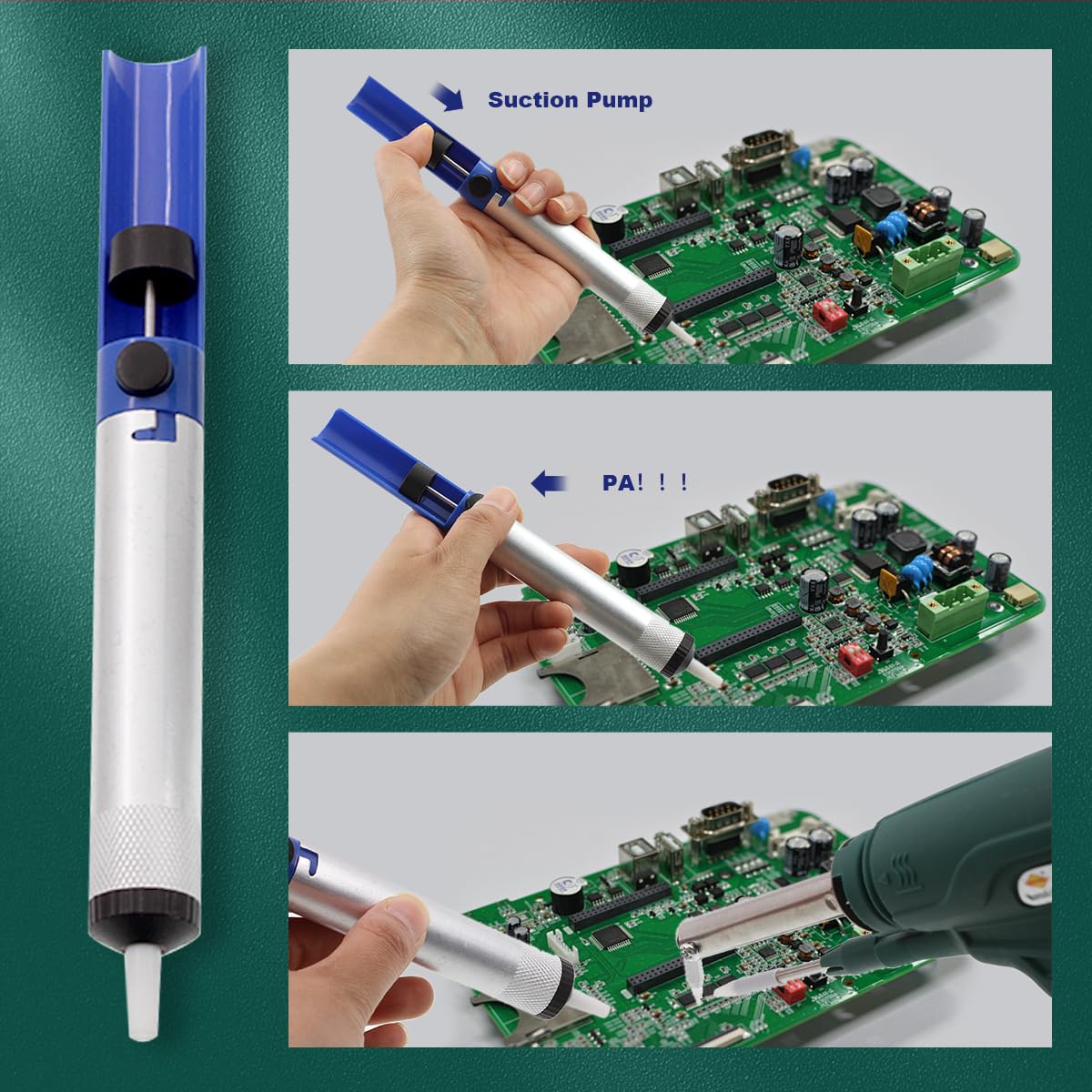 Soldering Iron Kit, 60W Industrial Welding Machine Kit, Externally Heated Soldering Gun 480°C with 5-Piece Multi-Function Tools for Electronics, Metal & DIY Projects