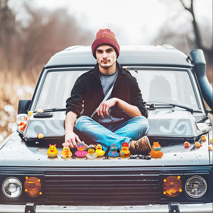 Audaisyly Rubber Ducks Bath Toy for Kids, Assortment Duckies for Jeep Ducking Pool Floater Ducky Bathtub Beach Toys, Party Favors Birthday