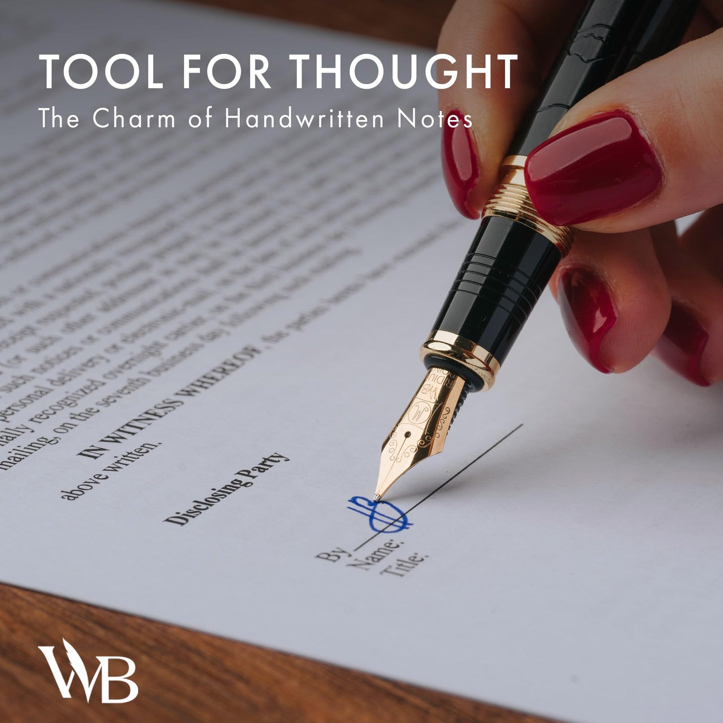 Wordsworth & Black Primori Fountain Pen Set [Black Gold]; Medium Nib, Gift Case, 24 Ink Cartridges, Refill Converter, Manual; Journaling, Calligraphy, Smooth Writing Pens; Left & Right Handed