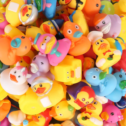 Audaisyly Rubber Ducks Bath Toy for Kids, Assortment Duckies for Jeep Ducking Pool Floater Ducky Bathtub Beach Toys, Party Favors Birthday