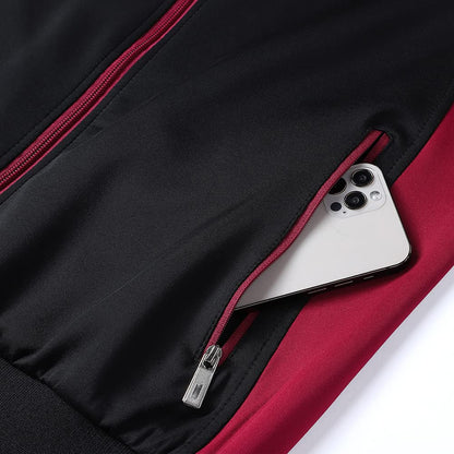 PUMPITU Men's Casual Athletic Tracksuit Long Sleeve Sweatsuit Set Full Zip Running Sports Jacket and Pants 2 Piece Outfits