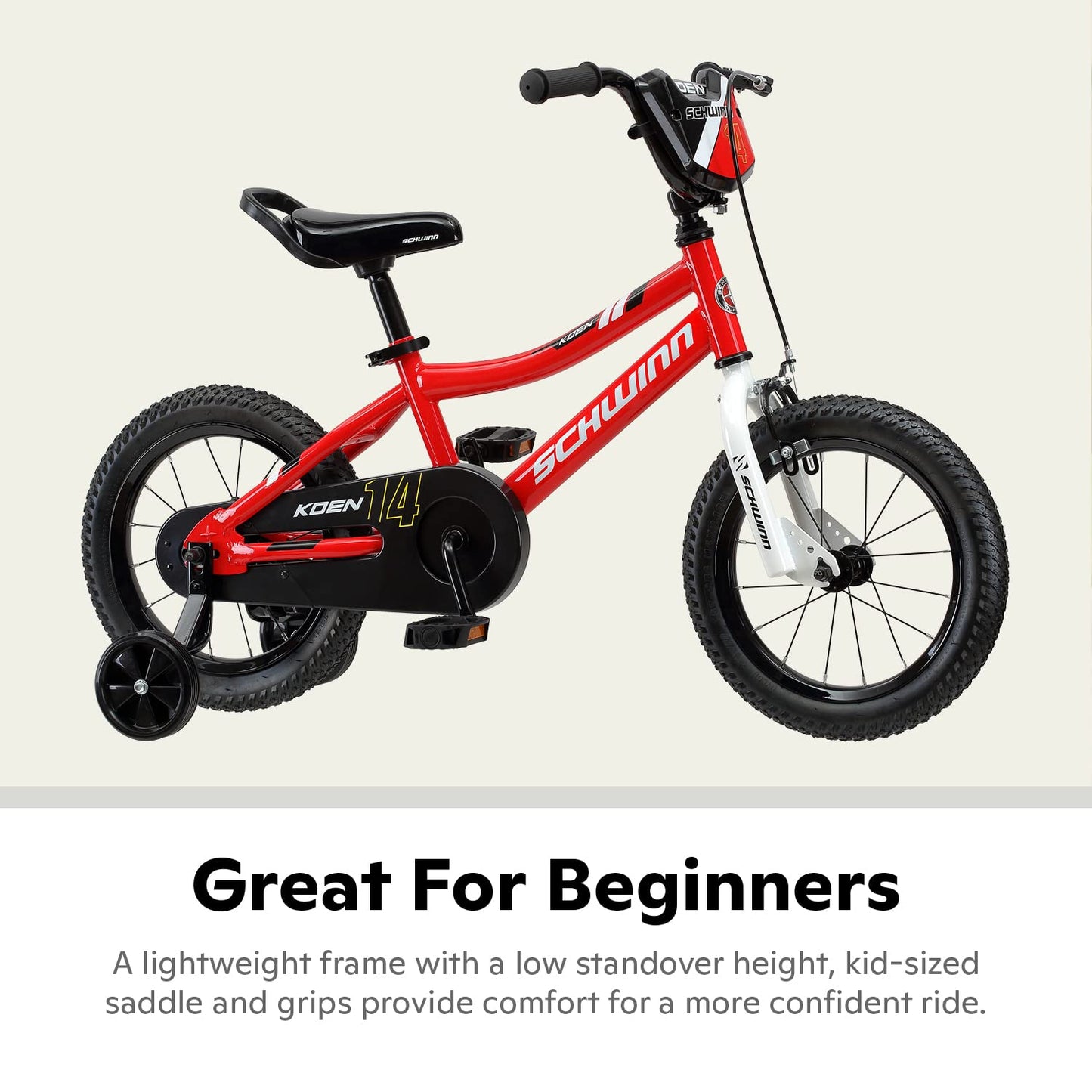 Schwinn Elm and Koen Bike or Balance Bike, 12-20 Inch Bike for Kids Ages 2-13, Black, Blue, Red, Teal, Pink or Purple, SmartStart Ergonomic Design, Adjustable Seat Grows with Child, Training Bicycle