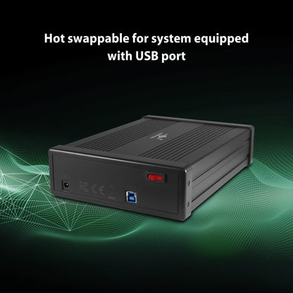 Vantec NexStar DX2 USB 3.0 External Enclosure Design for 5.25" Blu-Ray/CD/DVD SATA Drive, Second Generation of DX, No Drivers Needed, Aluminum Alloy (NST-540S3-BK)