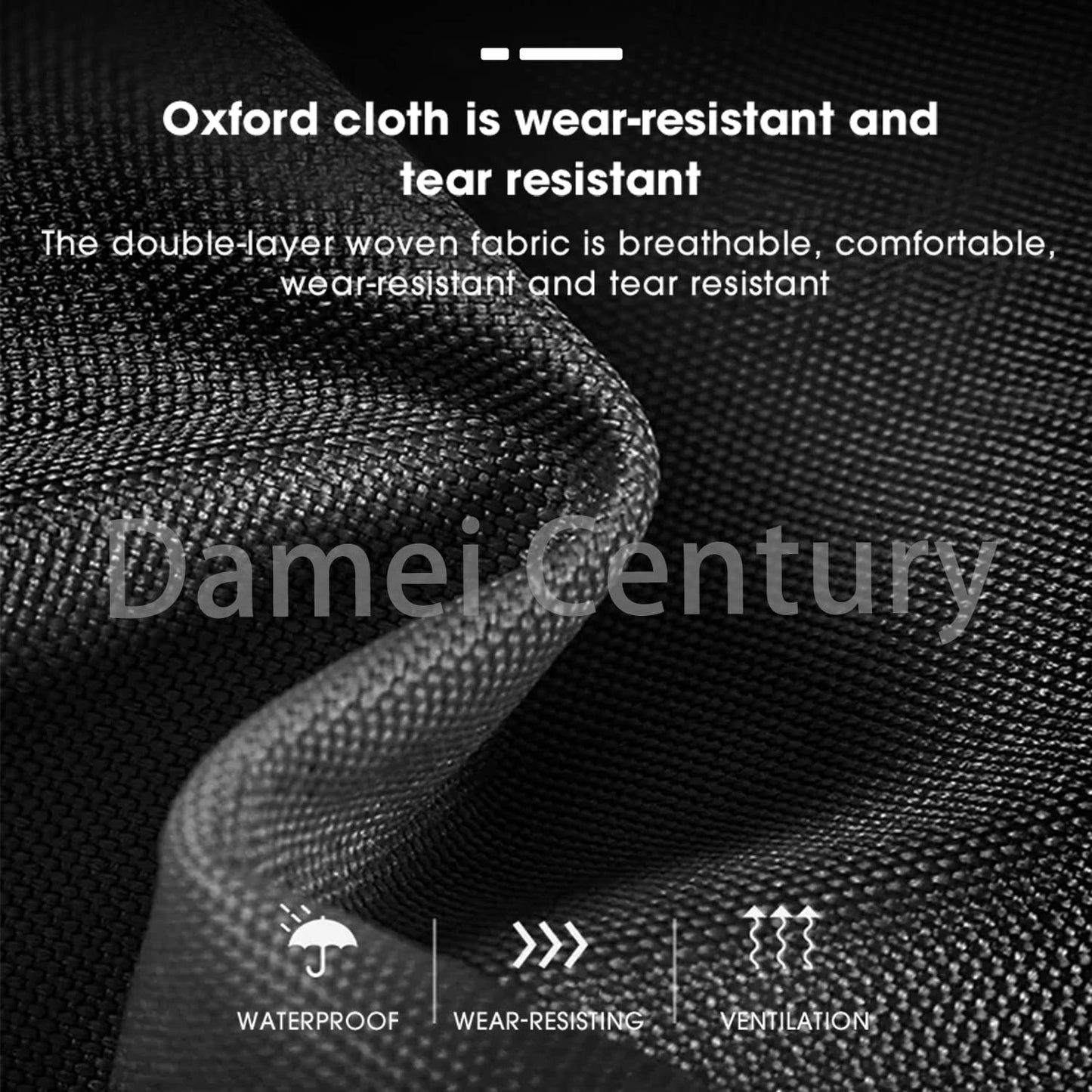 Damei century Folding Camping Chairs- Lightweight, Portable Chair for Beach, Lawn, Outdoor Sports, Black