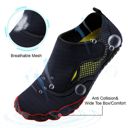 Centipede Demon Womens and Mens Water Shoes Thicken Soles Cozy Breathable Barefoot Athletic Aqua Shoes for Beach Swim Pool Diving Hiking Water Sports 8 Women/6.5 Men