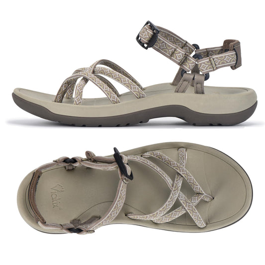 Viakix Women's Walking Sandals – Premium Comfortable Sport Sandals for Outdoors, Travel, Hiking, Beach & Everyday Wear
