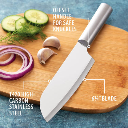 RADA Cutlery Cook’s Knife, Silver Handle