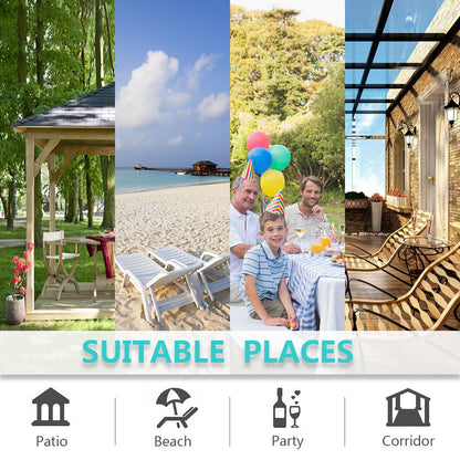 RYB HOME Patio Curtains Outdoor - Waterproof Blackout Rustic Drapes Shades Summer Heats Insulate Wind Resist for Outdoor Living/Dining/Camping/Laundry, W 52" x L 84", 2 Pcs, Grayish White