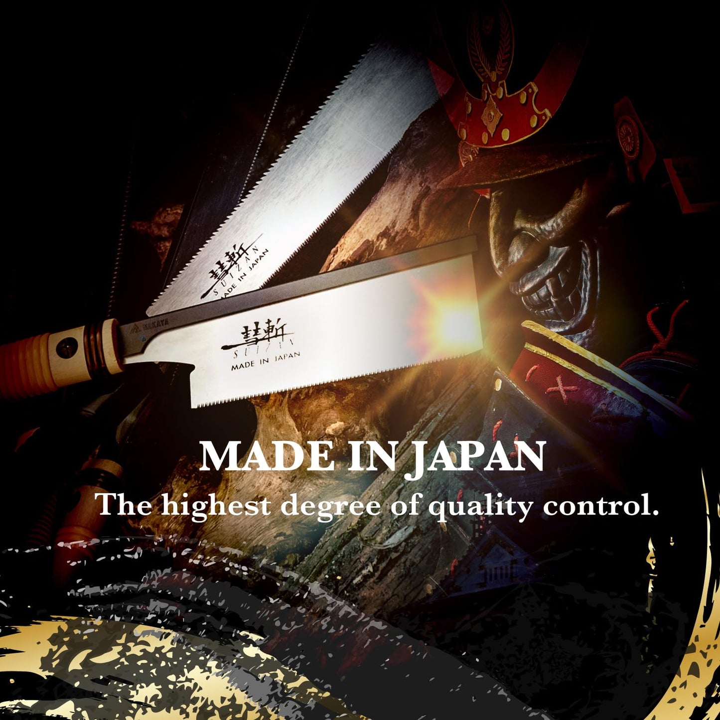 SUIZAN Dozuki Dovetail Saw 6" Crosscut - Professional Japanese Pullsaw Handsaw Woodworking Tools