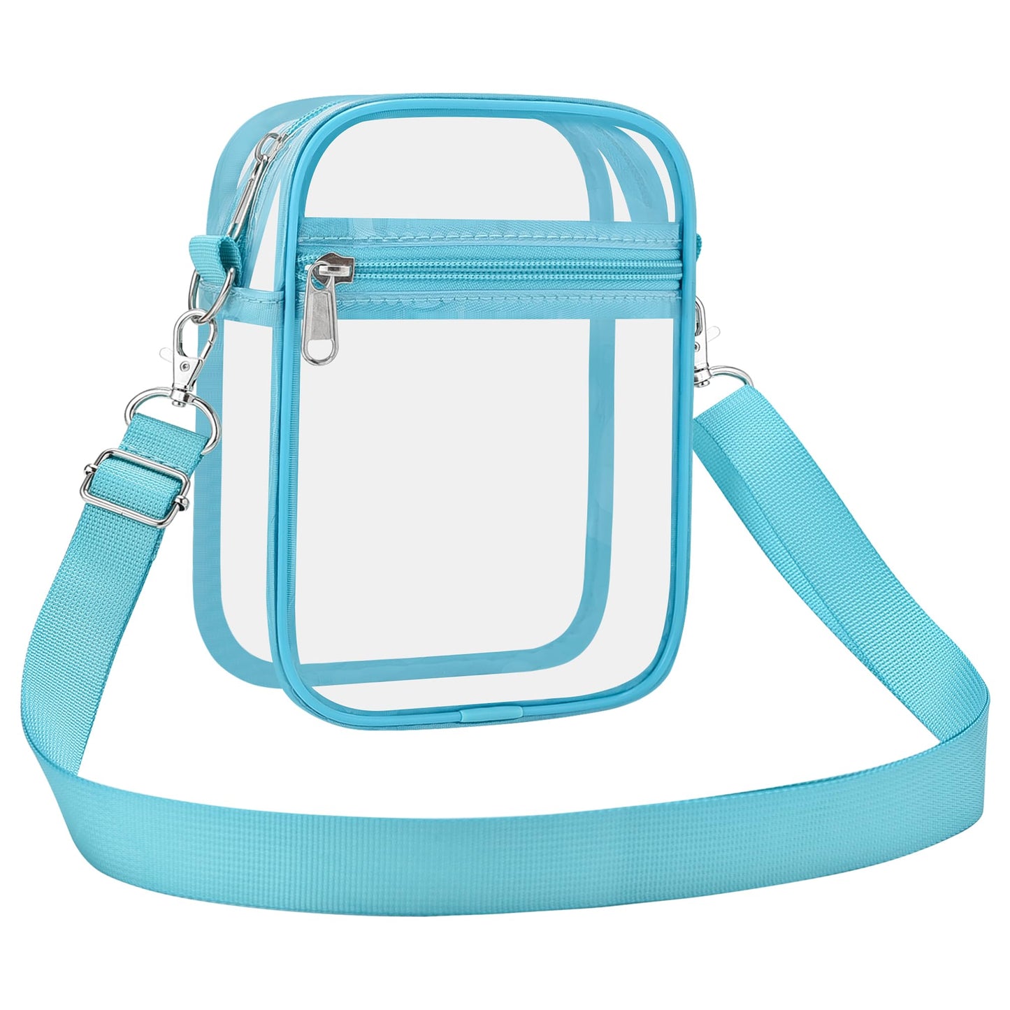 USPECLARE Clear Purse Stadium Transparent Messenger Bag Stadium Approved for Men and Women Clear CrossBody Bag