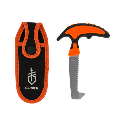 Gerber Gear Vital Pack Compact Saw, Stainless Steel Sawtooth Blade for Camping, Hunting and Hiking with Sheath