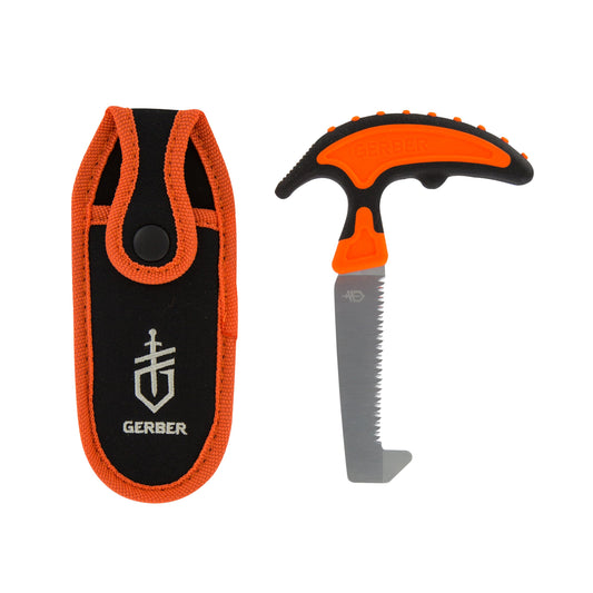 Gerber Gear Vital Pack Compact Saw, Stainless Steel Sawtooth Blade for Camping, Hunting and Hiking with Sheath
