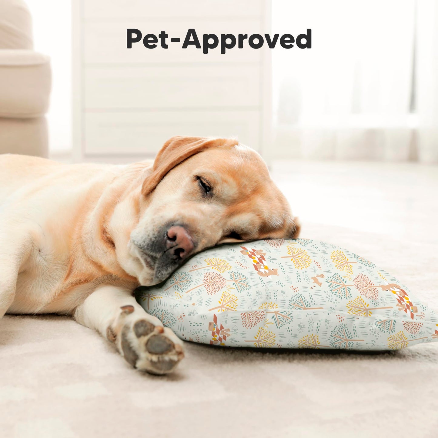 Toddler Pillow with Pillowcase - 13x18 My Little Dreamy Kids Travel Bed Pillows for Sleeping, Organic Cotton Small Pillowcase, Soft & Breathable, Machine Washable, Toddlers 2-5 years old (Wild Picnic)