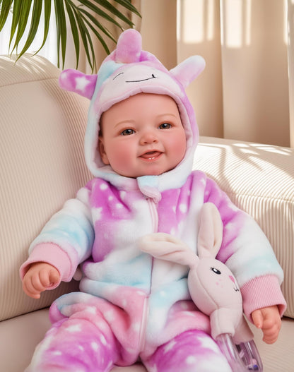 BABESIDE Baby Dolls, 17inch Large Realistic Cute Soft Body Baby Doll Real Life Baby Dolls with Accessories for 3+ Year Old Girls Gifts, Pretend Play, Collection