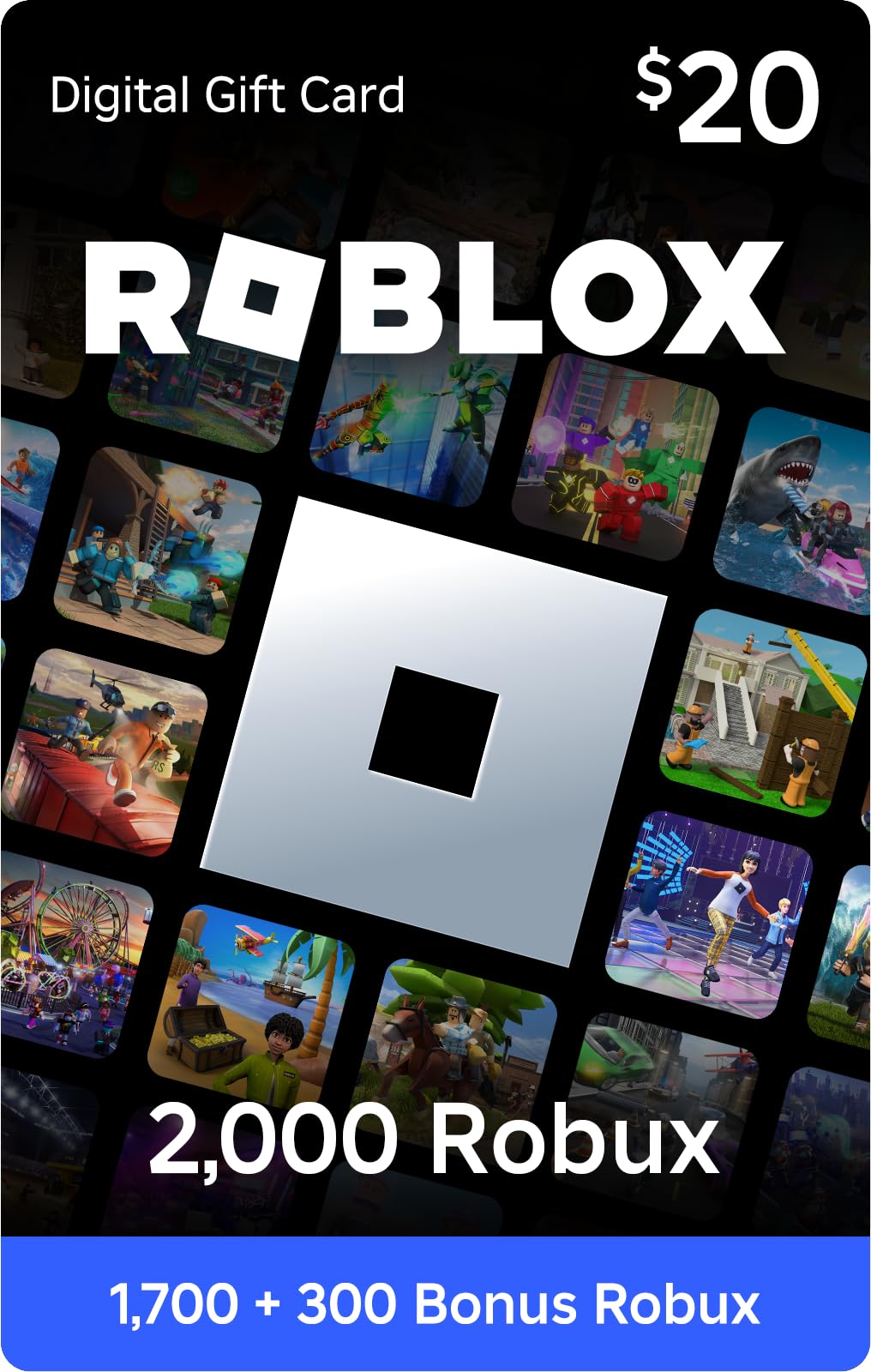 Roblox Digital Gift Card - 2,000 Robux [Includes Exclusive Virtual Item] [Digital Code]