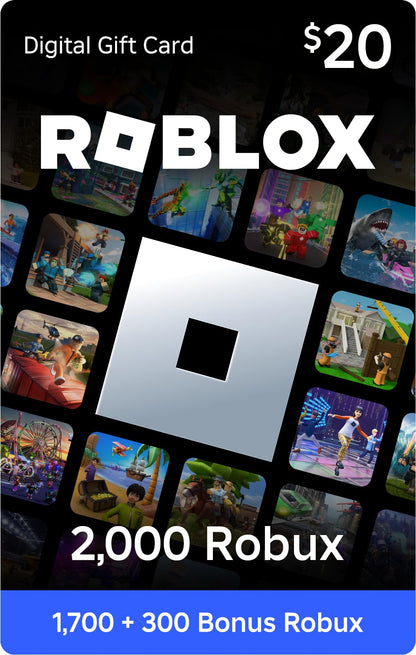 Roblox Digital Gift Card - 2,000 Robux [Includes Exclusive Virtual Item] [Digital Code]