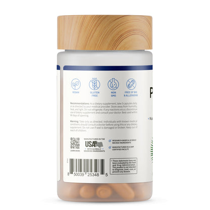 Snap Supplements Prostate Health Support Supplement, Saw Palmetto for Men Plus Stinging Nettle Root, Magnesium Citrate, Zinc and Plant Sterols, Supports Male Urinary Tract Health, 90 Capsules