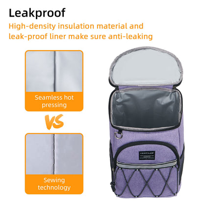Backpack Cooler Backpack 26 Cans Insulated Leak Proof for Women Men Beach Camping Picnic Fishing Hiking Lunch Backpack Waterproof Cooler