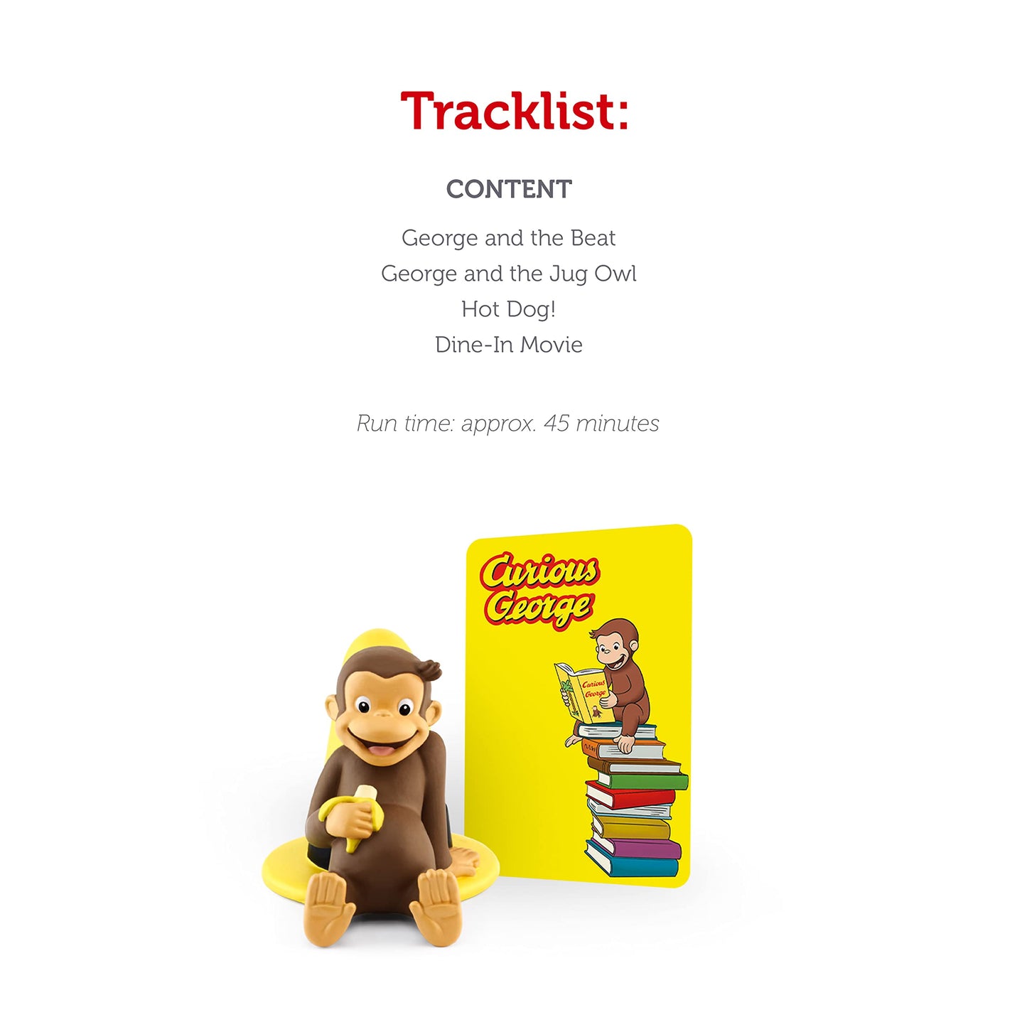Tonies Curious George Audio Toy Figurine