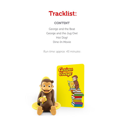 Tonies Curious George Audio Toy Figurine