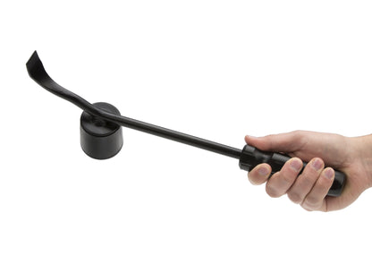 Steelman Hubcap Remover Tool for Auto Mechanics, Heavy-Duty Steel, Large Rubber Hammer Face, Wide Prying Blade, Secure Grip