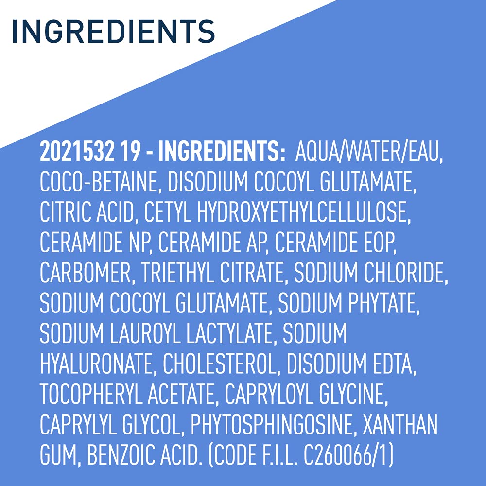 CeraVe Baby Wash & Shampoo, 2-in-1 Tear-Free for Skin Hair Fragrance, Paraben, Dye, Phthalates Sulfate Free Bath, Soap with Vitamin E 16 Ounce