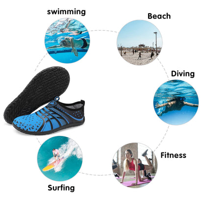 Spesoul Womens and Mens Water Shoes Breathable Quick Dry Swim Shoes Barefoot Aqua Socks Beach Shoe for Pool River Yoga Outdoor Water Sports 13-14 Women/10.5-11.5 Men