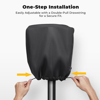 Electric Tongue Jack Cover, BougeRV 600D Universal Trailer RV Electric Tongue Jack Protective Cover (Size 14″H x 5″W x 10″D)…