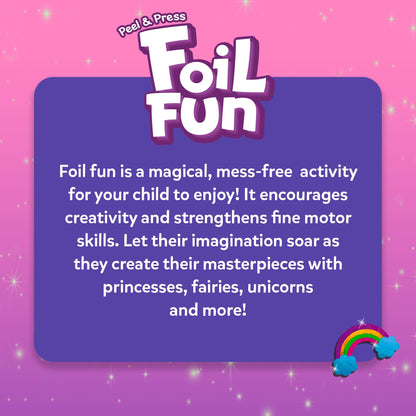 Skillmatics Foil Fun - Unicorns & Princesses, No Mess Art for Kids, Craft Kits & Supplies, DIY Creative Activity, Travel Toys, Gifts for Ages 4, 5, 6, 7, 8, 9