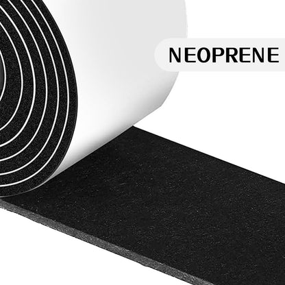 Storystore Foam Insulation Tape Self Adhesive, 1/2In x 1/4In x 33Ft Weather Stripping for Doors and Windows, Sound Proof Soundproofing Door Seal, Weatherstrip, Air Conditioning Seal Strip