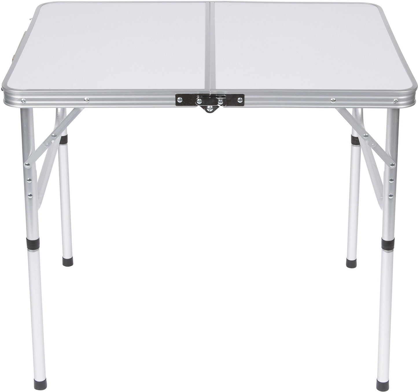 Trademark Innovations Lightweight Adjustable Portable Folding Aluminum Camp Table with Carry Handle