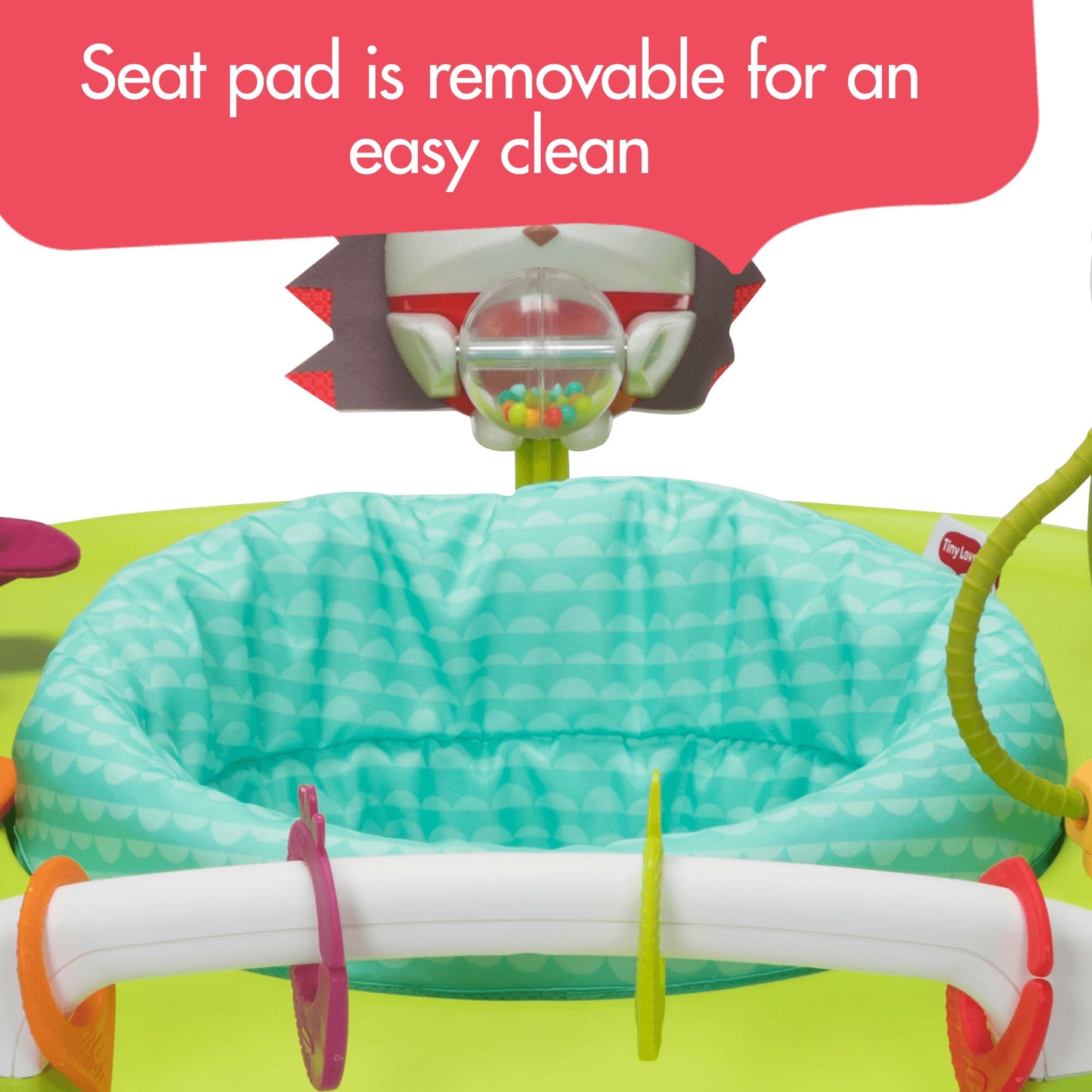 Tiny Love 4-in-1 Here I Grow Mobile Activity Center, Baby Walkers and Activity Center, Baby Activity Center with Interactive Toys and Developmental Activities, Meadow Days