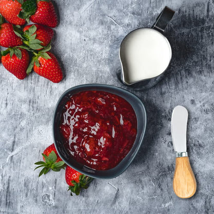 Small Cream Cheese Spreader Knives Set,Wooden 5in,Stainless Steel Butter Knife Spreader for Cocktail,Condimets,Dips,Appetizers,Jam,Pastry,Sandwich,Toast,Bagel,Charcuterie Board Serving Party Supplies