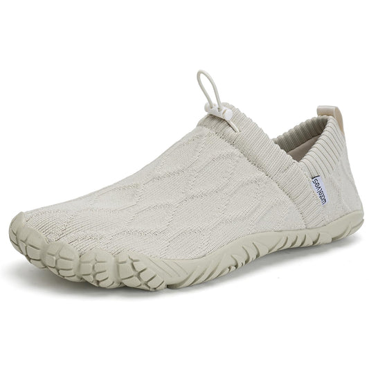 WateLves Barefoot Water Shoes Women Men Minimalist Comfortable Walking Shoes Beach Outdoor Running Sneakers (Apricot,38)